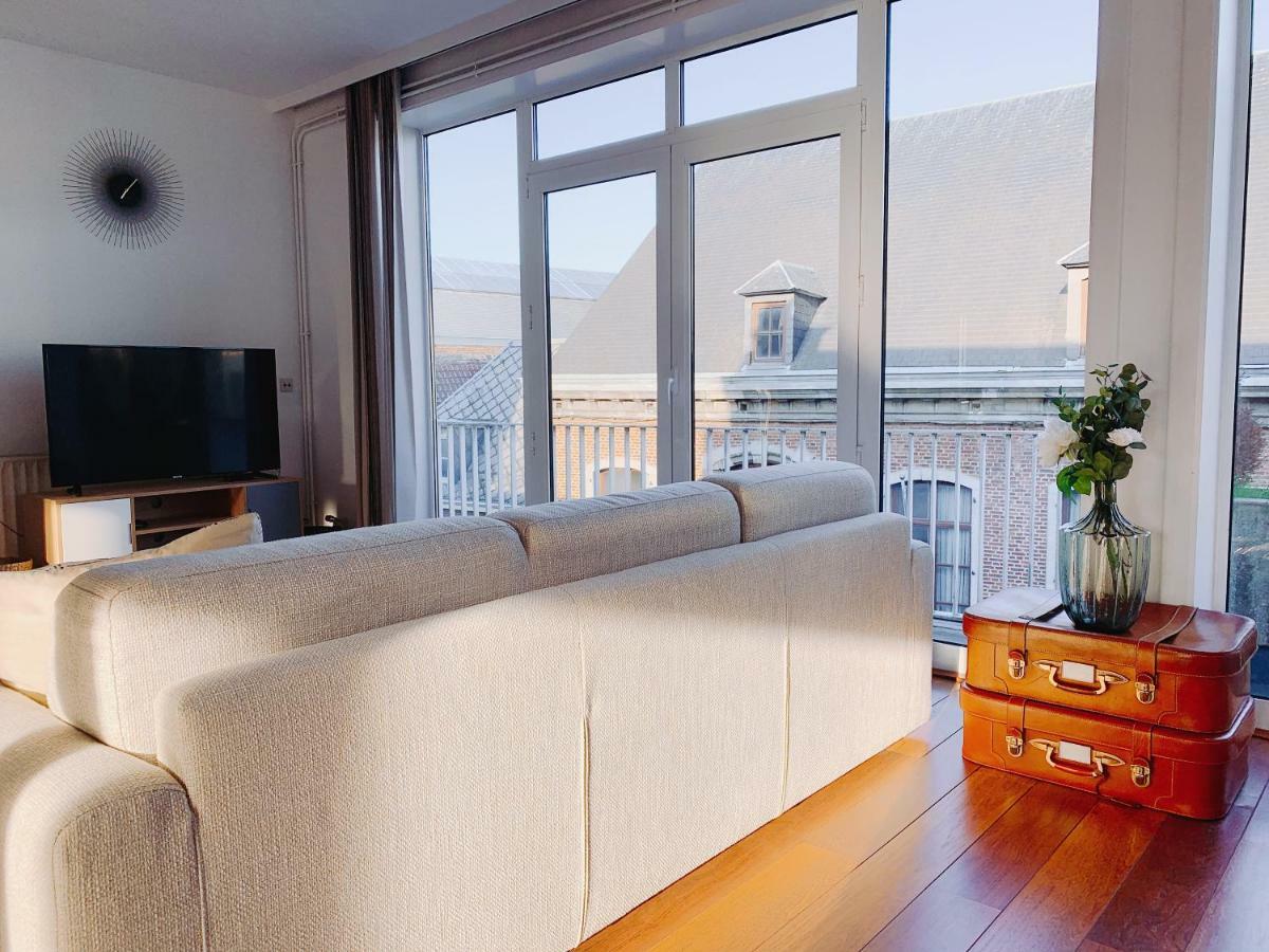Luxury Apart' Mons City Center With Terrace Buitenkant foto